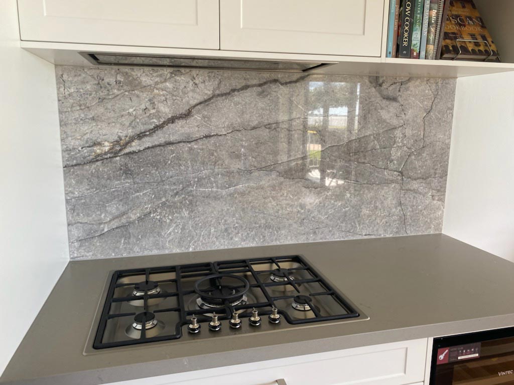 Newly Installed Kitchen Splashback