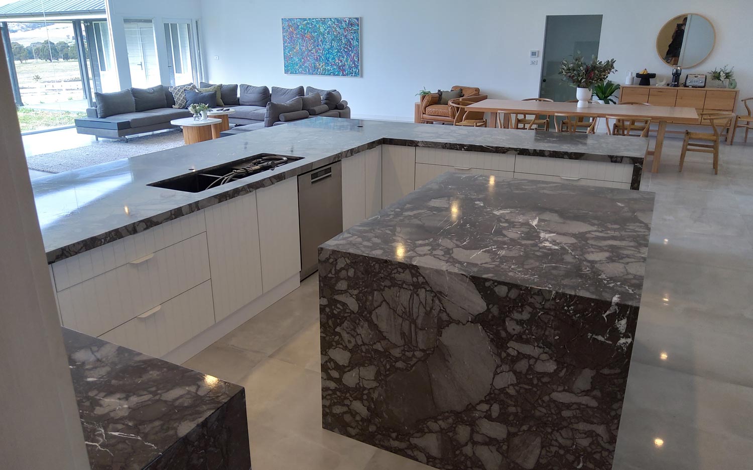 Custom Stone Kitchen Benchtop