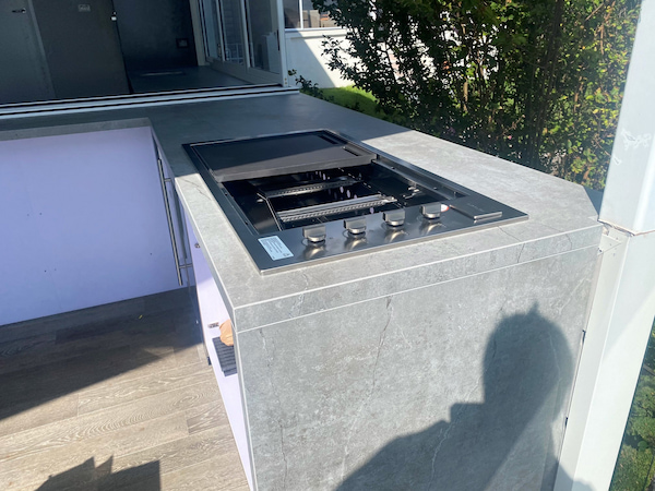 Entertaining Area With Barbeque — Custom Stone Benchtops, Vanities And More In Newcastle