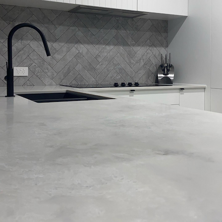Grey Tile Kitchen Splashback — Custom Stone Benchtops, Vanities And More In Newcastle