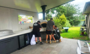 Local Stonemasons At Work In Newcastle