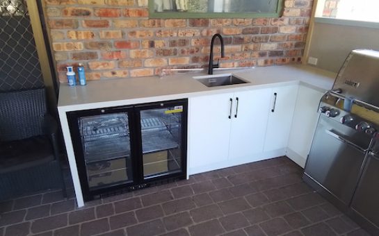 Refurbished Patio Kitchen Area — Custom Stone Benchtops, Vanities And More In Newcastle